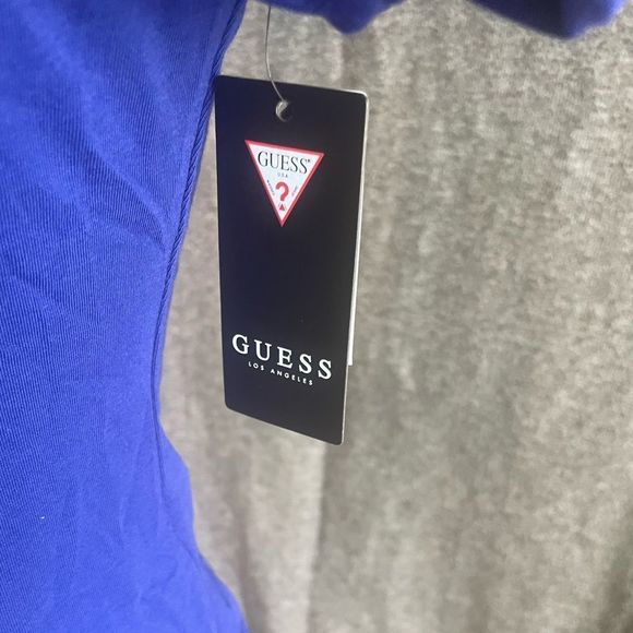 GUESS Womens Twist-Front Off The Shoulder Blouse - Picture 5 of 10